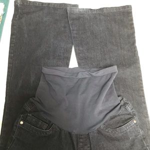 Small full panel maternity jeans